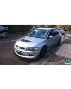 FLOW Designs Lancer Evolution VIII Front Lip Splitter With Support Rods buy in USA