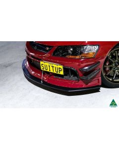 FLOW Designs Lancer Evolution IX Front Lip Splitter With Support Rods buy in USA