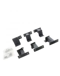 Go Rhino 18-24 Jeep Wrangler JLU 4dr Brackets for Dominator Xtreme Frame Slider - Tex. Blk buy in USA