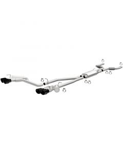 MagnaFlow 20-21 Ford Explorer 3.0L V6 Dual Exit Quad Black Chrome Tip Street Series Cat-Back Exhaust buy in USA