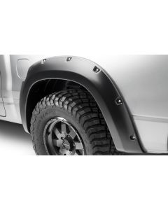 Bushwacker 19-22 Dodge Ram 1500 Pocket Style Rear Flares 2pc - Black buy in USA