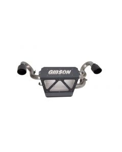 Gibson 20-23 Polaris RZP Pro XP 1000/Turbo R 2.25in Dual Exhaust - Black Ceramic buy in USA