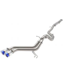 aFe Takeda 2-1/2in to 3in SS-304 Cat-Back Exhaust w/ Blue Flame Tips 13-17 Hyundai Veloster L4-1.6L buy in USA