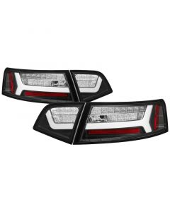 Spyder 09-12 Audi A6 LED Tail Lights - Black (ALT-YD-AA609-LED-BK) buy in USA