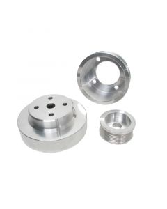 BBK 1986-1993 Mustang 5.0 Underdrive Pulley Kit - Lightweight CNC Billet Aluminum (3pc) buy in USA