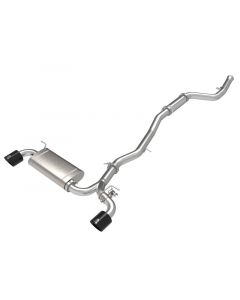 aFe POWER Takeda 2021 Toyota Supra 2.0L (t) 2.5in-3in 304 SS CB Exhaust w/ Black Tips buy in USA