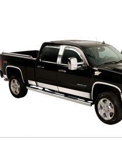 Putco 19-24 Chevrolet Silverado Crew Cab 6.5 Stand Box - 5.5in Wide - 10pcs Pro SS Rocker Panels buy in USA