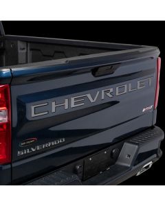 Putco 2020 Chevy Silv 2500/3500 Blk Platinum Tailgate Letters - CHEVROLET - Stamped Version buy in USA