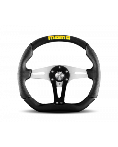 Momo Trek Steering Wheel 350 mm - Black AirLeather/Brshd Al Spokes buy in USA