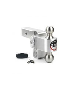 Weigh Safe 180 Hitch 4in Drop Hitch & 2.5in Shank (10K/18.5K GTWR) - Aluminum buy in USA