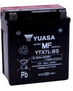 Yuasa YTX7L-BS Maintenance Free AGM 12 Volt Battery (Bottle Supplied) buy in USA