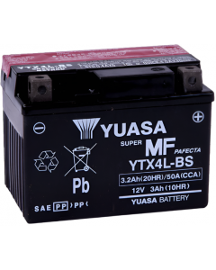 Yuasa YTX4L-BS Maintenance Free AGM 12 Volt Battery (Bottle Supplied) buy in USA