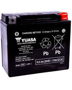 Yuasa YTX20HL-PW Maintenance Free AGM 12 Volt Battery buy in USA