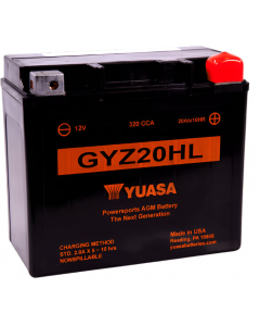 Yuasa GYZ20HL High Performance Maintenance Free AGM 12 Volt Battery buy in USA