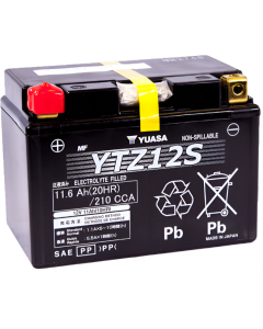 Yuasa YTZ12S Maintenance Free AGM 12 Volt Battery buy in USA