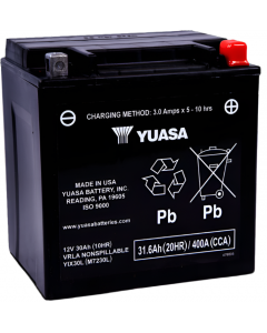 Yuasa YIX30L Maintenance Free AGM 12 Volt Battery buy in USA