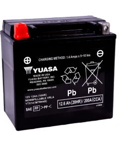 Yuasa YTX14 Maintenance Free AGM 12 Volt Battery buy in USA