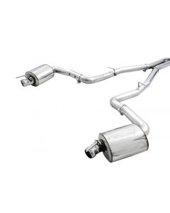 AWE Tuning 2015+ Dodge Challenger 6.4L/6.2L Non-Resonated Touring Edition Exhaust - Use Stock Tips buy in USA