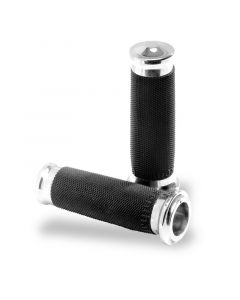 Performance Machine Contour Renthal Wrapped Grips - Chrome buy in USA