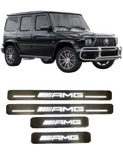 W463A W464 AMG Style G500 G63 AMG G400 G Wagon G class Mercedes-Benz 2018+ Entrance mouldings LED Illuminated Door Sills Interior Trims buy in USA