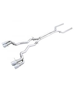 AWE Tuning 18-19 BMW M5 (F90) 4.4T AWD Cat-back Exhaust - Track Edition (Chrome Silver Tips) buy in USA