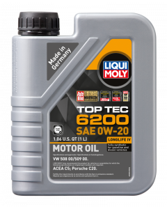 LIQUI MOLY 1L Top Tec 6200 Motor Oil SAE 0W20 buy in USA