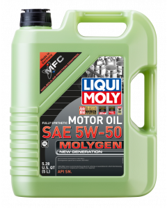 LIQUI MOLY 5L Molygen New Generation Motor Oil SAE 5W50 buy in USA