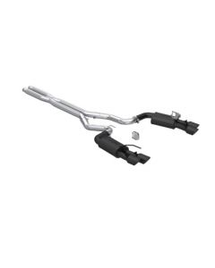 MBRP 2024 Ford Mustang GT 5.0L 3in Cat-Back Dual Split Rear - Quad Black Tips buy in USA