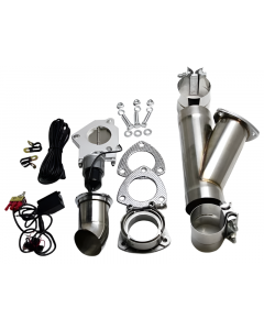 Granatelli 4.0in Stainless Steel Electronic Exhaust Cutout w/Slip Fit/Band Clamp buy in USA