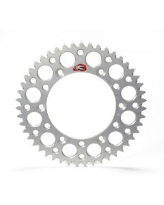 Renthal 20-23 Kawasaki KLX 230/ R/ S Rear Grooved Sprocket - Silver 520-44P Teeth buy in USA