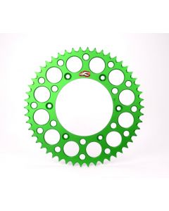 Renthal 91-09 Kawasaki KX 250/F/ 04-06 Suzuki RM-Z 250 Rear Grooved Sprocket - Green 520-48P Teeth buy in USA