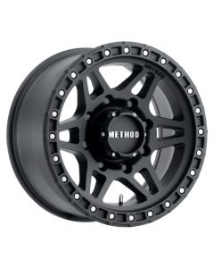 Method MR312 17x8.5 0mm Offset 8x6.5 130.81mm CB Matte Black Wheel buy in USA