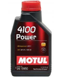 Motul 1L Engine Oil 4100 POWER 15W50 - VW 505 00 501 01 - MB 229.1 buy in USA