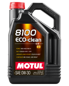 Motul 5L Synthetic Engine Oil 8100 0W30 4x5L ECO-CLEAN ACEA C2 API SM ST.JLR 03.5007 buy in USA