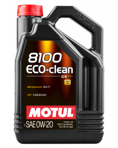 Motul 5L Synthetic Engine Oil 8100 0W20 Eco-Clean buy in USA