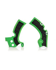 Acerbis 09-18 Kawasaki KX450F Frame Guard X Grip - Green/Black buy in USA