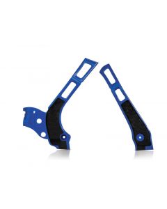 Acerbis 21-24 Fantic XE/XX/ 05-24 Yamaha YZ125/250/ YZ125X/YZ250X Frame Guard X Grip - Blue/ Black buy in USA