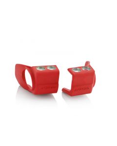 Acerbis 09-24 Hon CRF250/R/CRF450R/RX/X/0R-S/ 09-23 Kaw KX250F/450F Fork Shoe Protectors - Red buy in USA