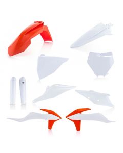 Acerbis 19-22 KTM 125-450 SX/SX-F XC-F/XC/XC-tpi Full Plastic Kit - White/Orange Original 20/22 buy in USA