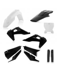 Acerbis 19-22 Husqvarna 125-450 TC/ FX/ FC/ TX/ TX-i Full Plastic Kit - White/Black buy in USA