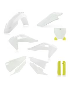 Acerbis 19-22 Husqvarna 125-450 TC/ FX/ FC/ TX/ TX-i Full Plastic Kit - White Original 19 buy in USA