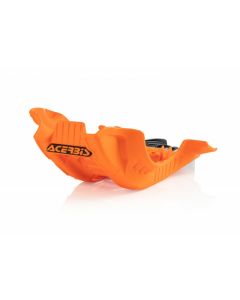 Acerbis 19-22 KTM XC-F250/350/ FX350/ 21-23 GasGas EX/MC Skid Plate Large - Black/16 Orange buy in USA