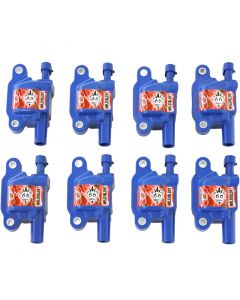 Granatelli 05-17 GM LS1/LS2/LS3/LS4/LS5/LS6/LS7/LS9/LSA Malevolent Coil Packs - Blue (Set of 8) buy in USA