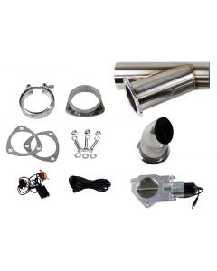 Granatelli 2.25in Stainless Steel Electronic Exhaust Cutout buy in USA