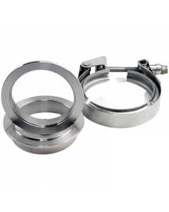 Granatelli 3.5in Mild Steel Mating Male to Female Flanges w/V-Band Clamp buy in USA