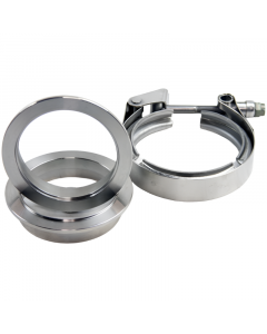 Granatelli 4.0in Mild Steel Mating Male to Female Flanges w/V-Band Clamp buy in USA