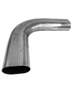 Granatelli 3in Oval Stainless Steel Horizontal 90 Deg Bend 4.5in Bend Radius Tubing buy in USA