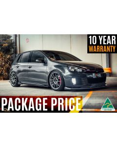 FLOW Designs MK6 Golf GTI Full Lip Splitter Set - With Bolt on Accessories buy in USA