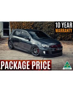 FLOW Designs MK6 Golf GTI Full Lip Splitter Set - WITHOUT Bolt on Accessories buy in USA