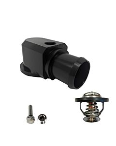 Granatelli 18-21 Jeep Trackhawk Billet Thermostat Housing w/180 Deg Thermostat - Black buy in USA